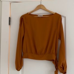 Pumpkin Spiced fall blouse